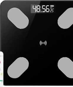 Mimi-Joy Weegschaal Personenweegschaal - Weegschaal Met Lichaamsanalyse - Vetpercentage - Slimme Bluetooth Weegschaal Met App -Medisana Sales 550x481 3