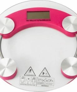 Opline Personenweegschaal LCD Elektronische Weegschaal 180 Kg Glas Digitale Lichaamsgewicht Draagbare 33 Cm Diameter Thuis Badkamer Weegschaal - Roze -Medisana Sales 550x483 2