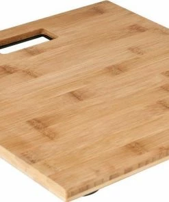 Merkloos Personenweegschaal - Bamboo Natural - Personenweegschaal - Step-on Technologie - Trendy Bamboe -Medisana Sales 550x486