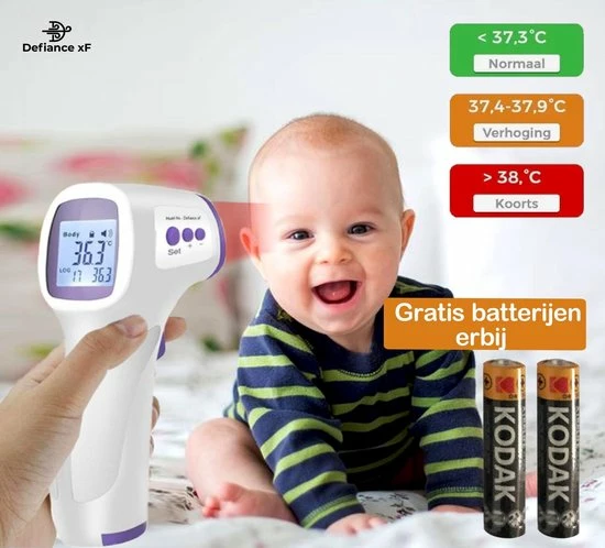 Defiance XF Defiance?? XF Infrarood Thermometer COVID-19 / Thermometer Koorts 4 Defiance XF Defiance?? XF Infrarood Thermometer COVID-19 / Thermometer Koorts - Afbeelding 2