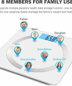 Petasos Bluetooth Personenweegschaal Met Volledige Lichaamsanalyse_Slimme Weegschaal_Personen Weegschaal_Smart Scale_Type A_Zwart -Medisana Sales 550x500 4