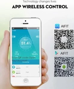 JAP Sports JAP WG20E Weegschaal Met Lichaamsanalyse - Vetpercentage Digitaal App - Wit -Medisana Sales 550x500 5