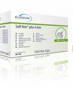 Klinion Diabetes Care Soft Fine Plus Pennaalden 0,23mm (32G) X 4mm
