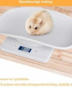SmartImprove - Digitale Dierenweegschaal - Mini - Voedselweegschaal Voor Huisdieren Met LCD - Scherm - 4 Weegmodi (oz / Ml / Lb / G) Voor Huisdieren En Keuken Kleine Katten Meten - Honden - Voer - Capaciteit Tot 10 Kg / 22lb -Medisana Sales 550x502
