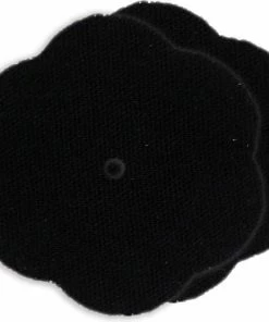 Merkloos Set Van 2 Fixeer Tapes / Pleisters / Stickers - Bloem - Zwart - Geschikt Voor FreeStyle Libre 2 Sensor