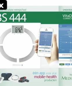 2x Medisana BS444 Connect - Lichaamsanalyseweegschaal - Wit -Medisana Sales 550x506 8