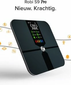 Robi Products Robi S9 Personenweegschaal Met Lichaamsanalyse - Zwart -Medisana Sales 550x509