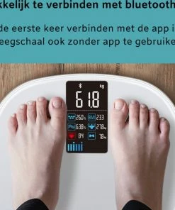 Multifun Slimme Weegschaal Met App - Luxe Lichaamsanalyse Personenweegschaal - Bluetooth - IOS En Android - Incl. Batterijen 14 Multifun Slimme Weegschaal Met App - Luxe Lichaamsanalyse Personenweegschaal - Bluetooth - IOS En Android - Incl. Batterijen -Medisana Sales 550x515 8