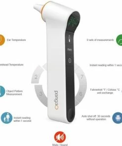 Digitale Thermometer Van Pangao - Infrarood Functie, Voorhoofd En Oor -Medisana Sales 550x518 11