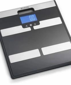Brabantia Personenweegschaal Lichaamsanalyse - Op Batterijen - Black -Medisana Sales 550x518
