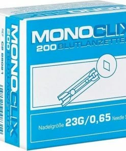 Servoprax Monoclix Universele Lancetten 23G 200 Stuks -Medisana Sales 550x523 1