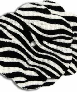 Merkloos Set Van 2 Fixeer Tapes / Pleisters / Stickers - Bloem - Zebra - Geschikt Voor Freestyle Libre 2 Sensor