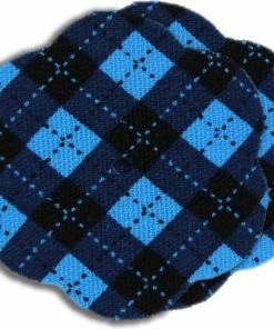 Merkloos Set Van 2 Fixeer Tapes / Pleisters / Stickers - Bloem - Tartan - Geschikt Voor Freestyle Libre 2 Sensor