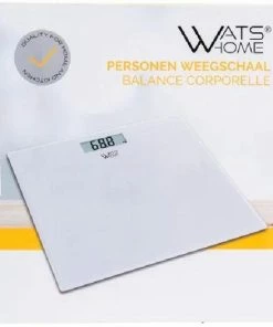 F2Health Weegschaal, Digitale Personenweegschaal - Tot 150 Kilo, Design Weegschaal Glas