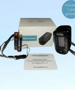 Wellue Saturatiemeter Met Hartslagmeter En ViHealth App - Pulse Oximeter - CE Keurmerk - Zuurstofmeter Vinger Met Draagkoord En Batterijen- Zwart -Medisana Sales 550x527 2