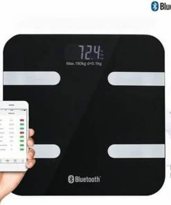 Déluxa Je Gezondheid Goed Bijhouden Met De Smart Bluetooth Weegschaal-Zwart Kleur -Medisana Sales 550x529 6