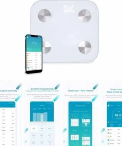 JAP Sports JAP WG20E Smart Weegschaal Digitaal - Met Lichaamsanalyse - Slimme Weegschaal - Fitness Partner 8 JAP Sports JAP WG20E Smart Weegschaal Digitaal - Met Lichaamsanalyse - Slimme Weegschaal - Fitness Partner -Medisana Sales 550x530 6