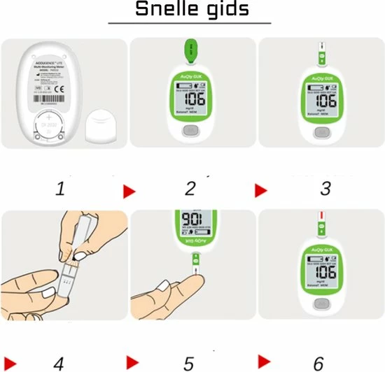Test-it?? Elektrische Bloedsuiker Meter- Diabetes Test Kit-Bloed Teststrips ? Glucosemeter ? Multi-inzetbaar ? Bloedsuikermeter ? 50 Teststrips 4 Test-it?? Elektrische Bloedsuiker Meter- Diabetes Test Kit-Bloed Teststrips ? Glucosemeter ? Multi-inzetbaar ? Bloedsuikermeter ? 50 Teststrips - Afbeelding 2