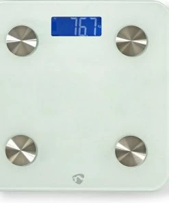 Nedis SmartLife Personenweegschaal | Wi-Fi | BMR / Botten / Gewicht / Spieren / Vet / Water | 8 Geheugenplaatsen | Piekbelasting: 180 Kg | Android™ / IOS | Glas | Wit -Medisana Sales 550x532 11
