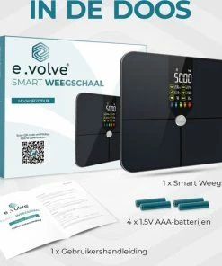 E.volve Premium Slimme Weegschaal - 16x Lichaamsanalyse O.a. Vetpercentage - Digitale Personenweegschaal Met App - Bluetooth - Inclusief Analyse App 17 E.volve Premium Slimme Weegschaal - 16x Lichaamsanalyse O.a. Vetpercentage - Digitale Personenweegschaal Met App - Bluetooth - Inclusief Analyse App -Medisana Sales 550x532