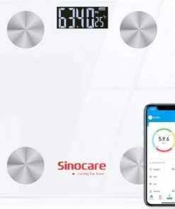 Sinocare Weegschaal Met Smart App ? Lichaamsvet Meten ? Massa - BMI ? Led Display ? Buetooth -Medisana Sales 550x532 8