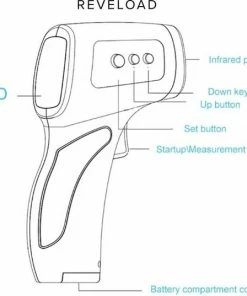 REVELOAD Thermometer - Thermometer Lichaam - Thermometer Voorhoofd - Koortsthermometer Voor Volwassenen - Baby Thermometer - Koortsthermometer - Thermometer Koorts- Thermometer Binnen - Voorhoofd Thermometer - Infrarood Thermometer - 1 Seconde Meten -Medisana Sales 550x537 4