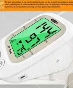 Cofoe Bloeddrukmeter - Bloeddrukmeter Bovenarm - Digitale Hartslagmeter Met Engelse Stemfunctie - 3 Kleur Lcd Monitor - Dubbele Voedingsmethoden - 4 AA-Batterijn (NIET INBEGREPEN) - Normaal Armband 23-33cm - Wit 18 Cofoe Bloeddrukmeter - Bloeddrukmeter Bovenarm - Digitale Hartslagmeter Met Engelse Stemfunctie - 3 Kleur Lcd Monitor - Dubbele Voedingsmethoden - 4 AA-Batterijn (NIET INBEGREPEN) - Normaal Armband 23-33cm - Wit -Medisana Sales 550x537 8