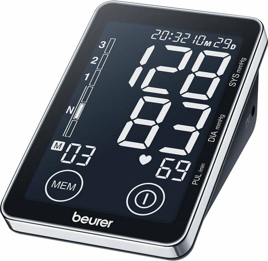 Beurer BM58 - Bloeddrukmeter Bovenarm - USB Data-overdracht - XL Touch Display 3 Beurer BM58 - Bloeddrukmeter Bovenarm - USB Data-overdracht - XL Touch Display