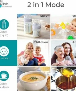 Baby Camdy France Digitale Infrarood Thermometer Voor Baby's, Kinderen En Volwassenen, 2-in-1 Temperatuur Voorhoofd, Vloeistoffen En Objecten, Onmiddellijke Leestemperatuur Zonder Contact Koortsalarm 10 Baby Camdy France Digitale Infrarood Thermometer Voor Baby's, Kinderen En Volwassenen, 2-in-1 Temperatuur Voorhoofd, Vloeistoffen En Objecten, Onmiddellijke Leestemperatuur Zonder Contact Koortsalarm -Medisana Sales 550x539 28