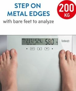 Tatkraft Digitale Elektronische Personen Weegschaal Met Lichaamsanalyse & Vetmeting - Elektrische Weegschaal - 200KG Belastbaar -Medisana Sales 550x540 10