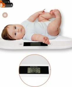 Malatec Baby Weegschaal - Babyweegschaal - Weegschaal - Digitaal - Tot 20 Kg - Inclusief Batterijen