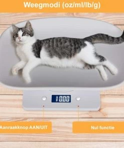 SmartImprove - Digitale Dierenweegschaal - Mini - Voedselweegschaal Voor Huisdieren Met LCD - Scherm - 4 Weegmodi (oz / Ml / Lb / G) Voor Huisdieren En Keuken Kleine Katten Meten - Honden - Voer - Capaciteit Tot 10 Kg / 22lb -Medisana Sales 550x541 3