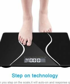 HENC Weegschaal - 180 Kg LED Vierkante Hoge Precisie Digitale Personenweegschaal -Medisana Sales 550x541 7