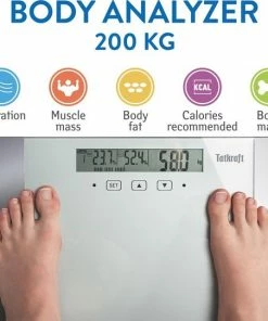 Tatkraft Digitale Elektronische Personen Weegschaal Met Lichaamsanalyse & Vetmeting - Elektrische Weegschaal - 200KG Belastbaar -Medisana Sales 550x542 14