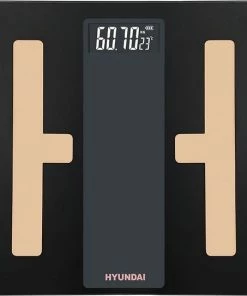 Hyundai Electronics Hyundai | Digitale Personenweegschaal Met Bluetooth En Lichaamsanalyse | Limited Zwart/Ros?goud Editon -Medisana Sales 550x543 5
