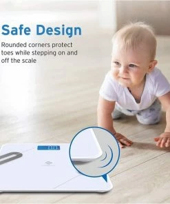 Etekcity Smart Digitale Weegschaal ESF37 - Personenweegschaal - Wit -Medisana Sales 550x543 7