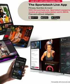 Sportstech Weegschaal - Groot Display - 30 Dagen Acculooptijd - BBS300 - Personenweegschaal - Wit -Medisana Sales 550x543 9