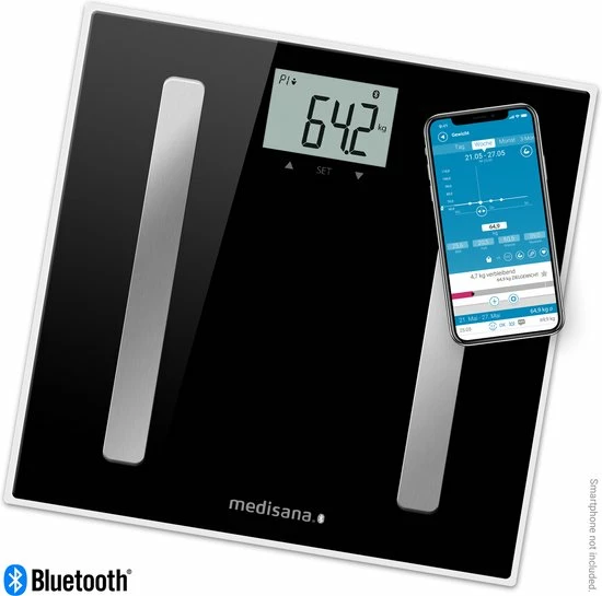 Medisana BS A45 Connect Personenweegschaal 4 Medisana BS A45 Connect Personenweegschaal - Afbeelding 2