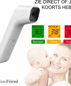 Phicon Infrarood Thermometer ? Thermometer Lichaam - Thermometer Koorts ? Voorhoofd Thermometer ? Thermometer ? Digitale Thermometer ? Koortsthermometer ? Koortsthermometer Digitaal ? Koorts Thermometer Voor Volwassenen ? Inclusief Batterijen -Medisana Sales 550x546 6