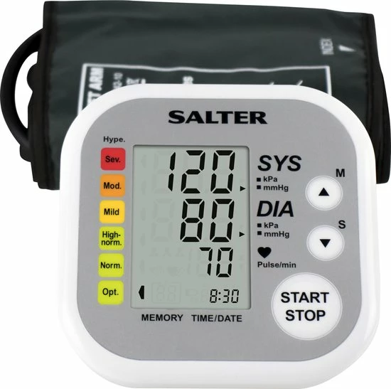 Salter BPA-9201 Bloeddrukmeter Automatisch 2 Gebruiker(s) 5 Salter BPA-9201 Bloeddrukmeter Automatisch 2 Gebruiker(s) - Afbeelding 3