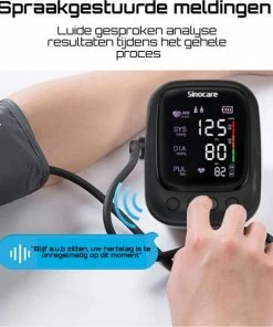 Sinocare? - Bloeddrukmeter - Digitaal ? LED ? Hartslagmeter - Monitor -Medisana Sales 550x547 6