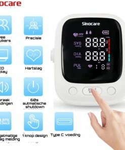Sinocare? - Bloeddrukmeter - Digitaal ? LED ? Hartslagmeter - Monitor -Medisana Sales 550x548 8