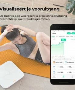 Bodivis VL H1 - Digitale Personenweegschaal - Met Lichaamsanalyse - Met App - Wit -Medisana Sales 550x549 5