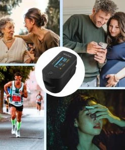 Wellue Saturatiemeter Met Hartslagmeter En ViHealth App - Pulse Oximeter - CE Keurmerk - Zuurstofmeter Vinger Met Draagkoord En Batterijen- Zwart -Medisana Sales 550x550 119