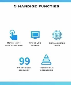 Friick Bloeddruk Meter - Saturatie Meter - Hartslag Meter - Pols Meter - Digitale Bloeddruk Meter -Medisana Sales 550x550 132