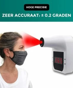 Nince Muur Thermometer Van Hoge Kwaliteit - Infrarood Thermometer Voor Bedrijven - Voorhoofd Thermometer Automatisch - Alarm Bij Verhoging - Wand Thermometer -Medisana Sales 550x550 152