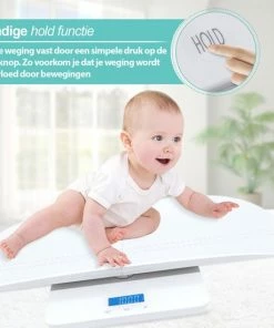 Miya B200 Babyweegschaal - Weegschaal Voor Baby's - Digitaal Met App - Incl. Batterijen -Medisana Sales 550x550 156