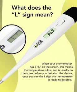 GearbyBear Thermometer Lichaam - Koortsthermometer Voor Volwassenen/kinderen/baby?s - Zwart - Temperatuurmeter -Medisana Sales 550x550 197