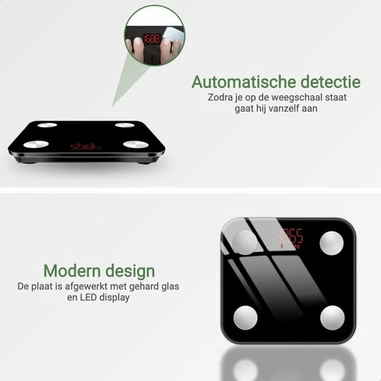 Mondio Personenweegschaal Slimme Weegschaal ? Met Lichaamsanalyse ? Vetpercentage Meter ? 11 Meetfuncties ? Digitale Weegschaal Met App 9 Mondio Personenweegschaal Slimme Weegschaal ? Met Lichaamsanalyse ? Vetpercentage Meter ? 11 Meetfuncties ? Digitale Weegschaal Met App - Afbeelding 7
