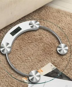 Opline Personenweegschaal LCD Elektronische Weegschaal 180 Kg Glas Digitale Lichaamsgewicht Draagbare 33 Cm Diameter Thuis Badkamer Weegschaal - Roze -Medisana Sales 550x550 244